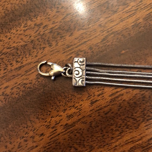 Vintage Brighton bar multi strand bracelet with Swarovski crystals - Picture 8 of 16